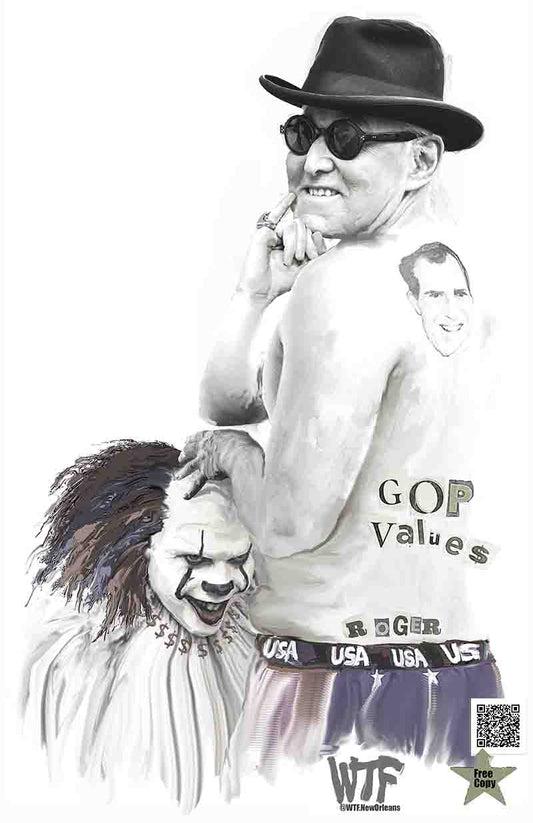 Roger Stone Poster - GOP Values - FREE POSTER