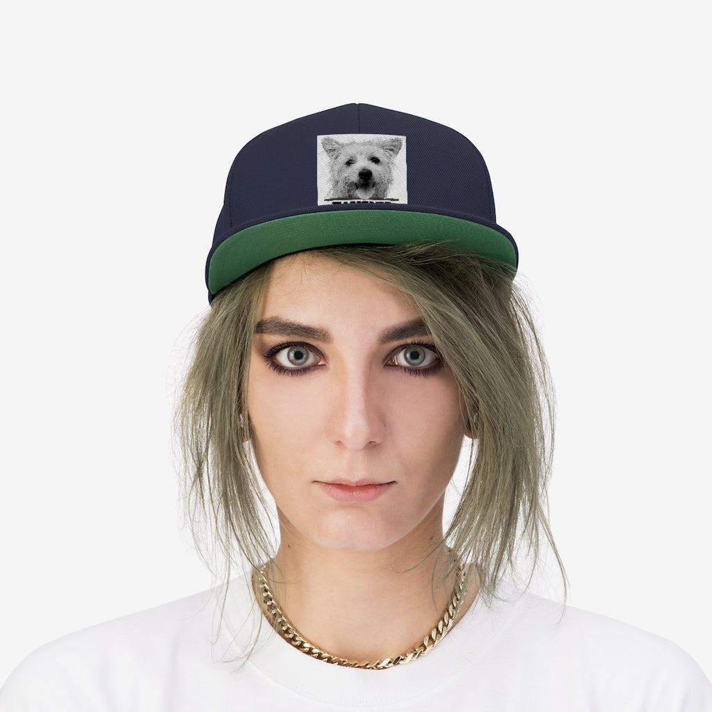 Unisex Flat Bill Hat